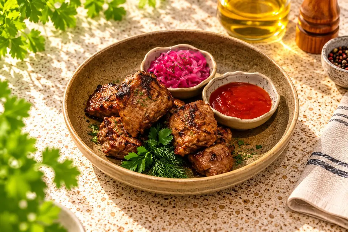Шашлык из свиной шейки
