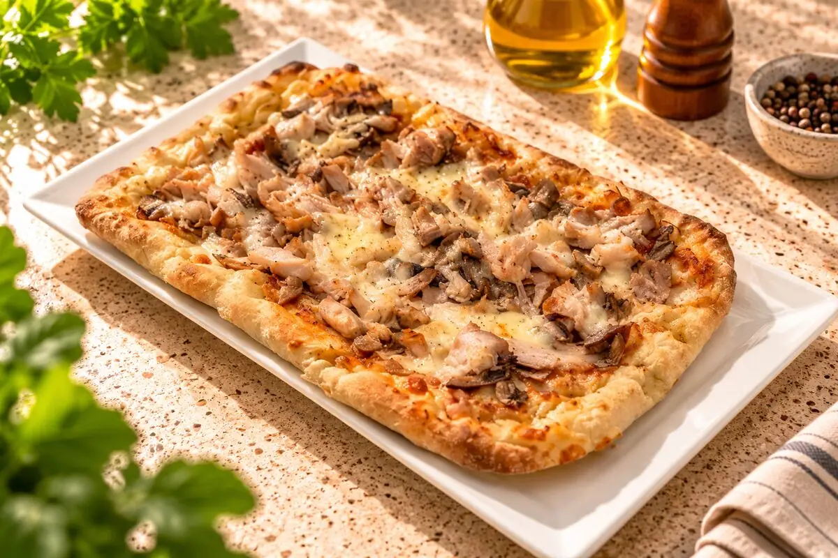 Пицца Цыпленок с шампиньонами