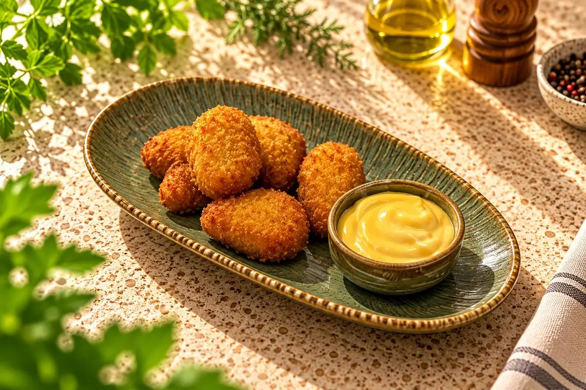 Наггетсы куриные с соусом